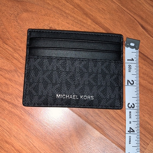 NWT Michael Kors Cooper Monogram Card Case - Picture 5 of 6